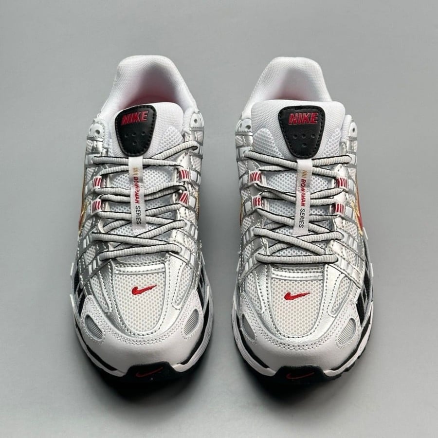 Nike P-6000 'Platinum Varsity Red