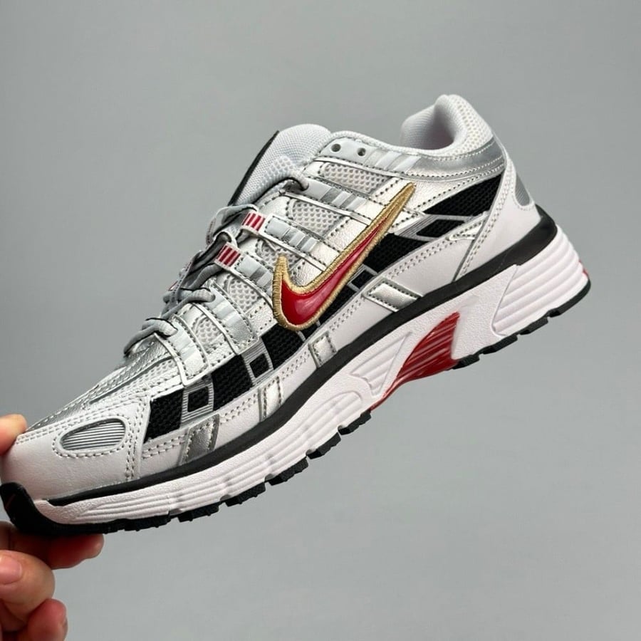 Nike P-6000 'Platinum Varsity Red