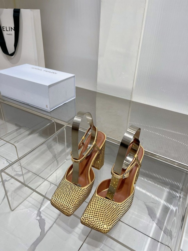 amina muaddi Heels