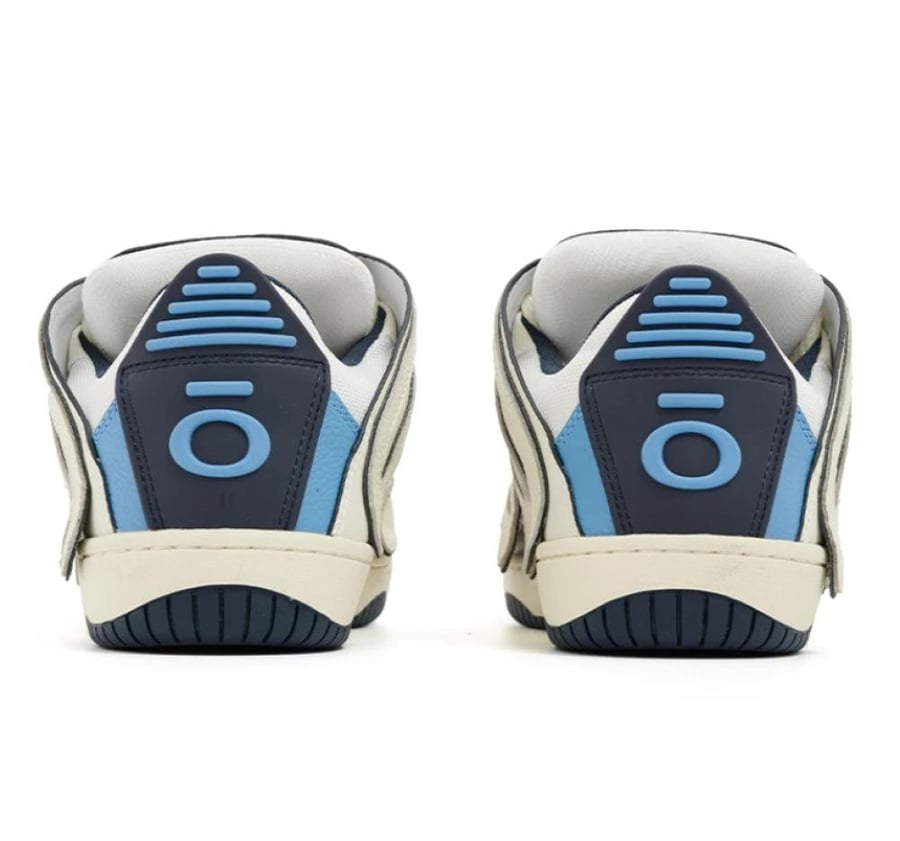 OLD ORDER Skater/001 sneakers in a white and blue