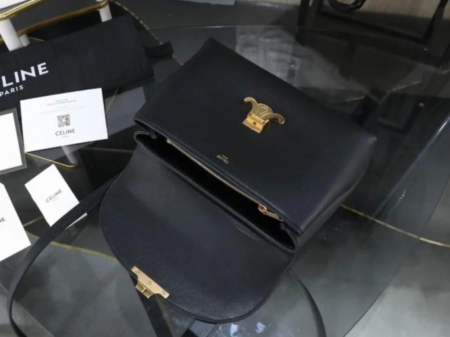 Celine Medium Nino Bag in Supple Grained Calfskin