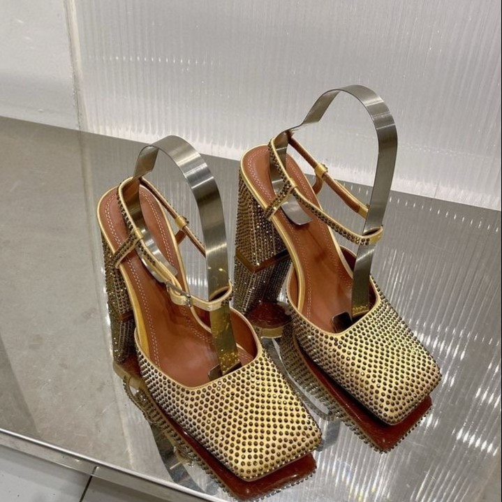 amina muaddi Heels