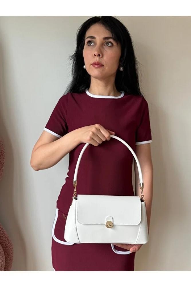 lalettobags حقيبة يد وكتف نسائية من طراز لالي باللون البني