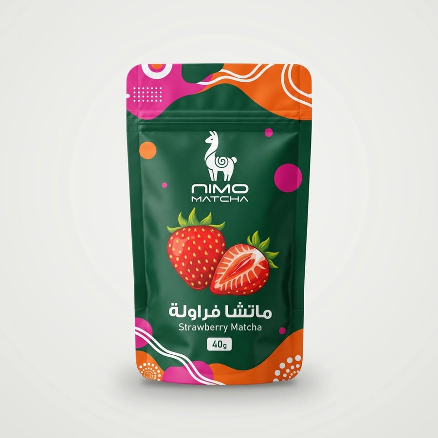 ماتشا الفراولة اللذيذة 40 جرام