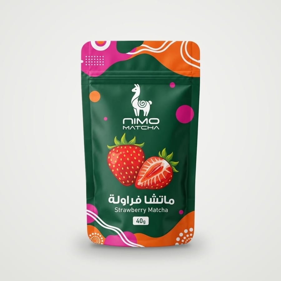 ماتشا الفراولة اللذيذة 40 جرام