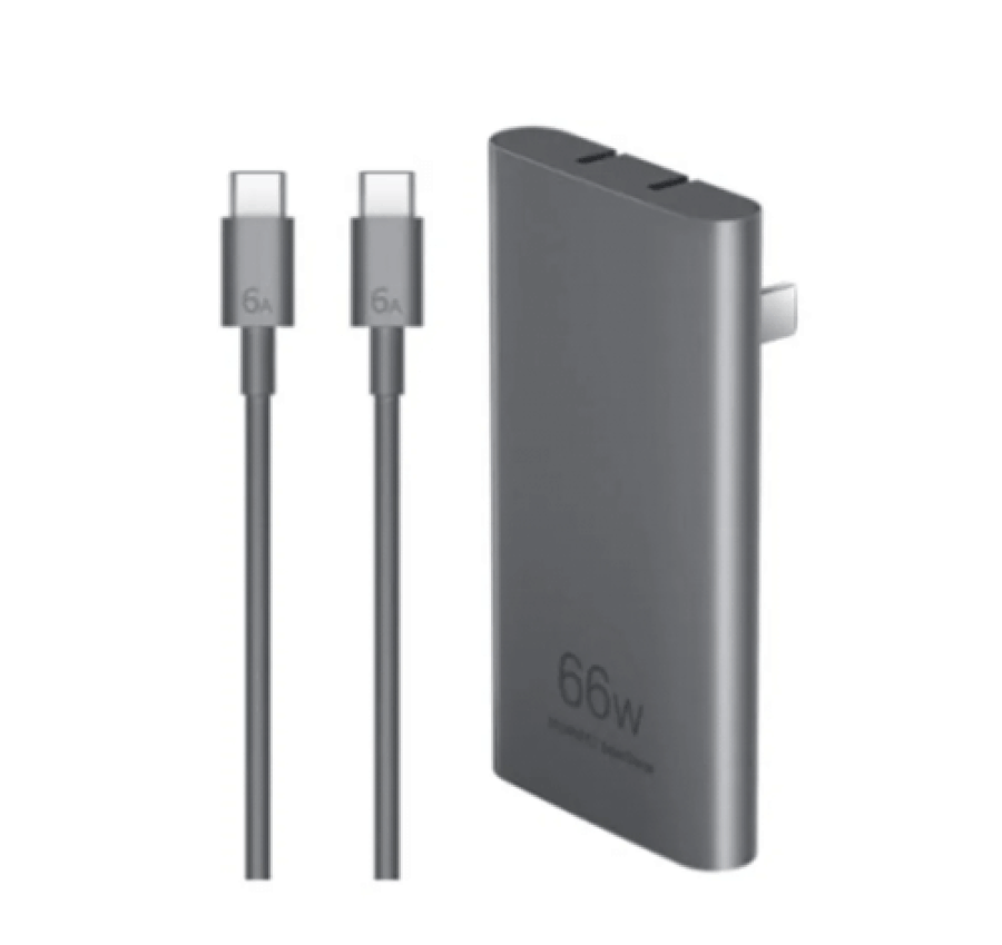 شاحن هواوي 66 واط اصدار خاص لون اسود GaN الترا ثين - اسود Huawei charger GaN 66 - Alpha313