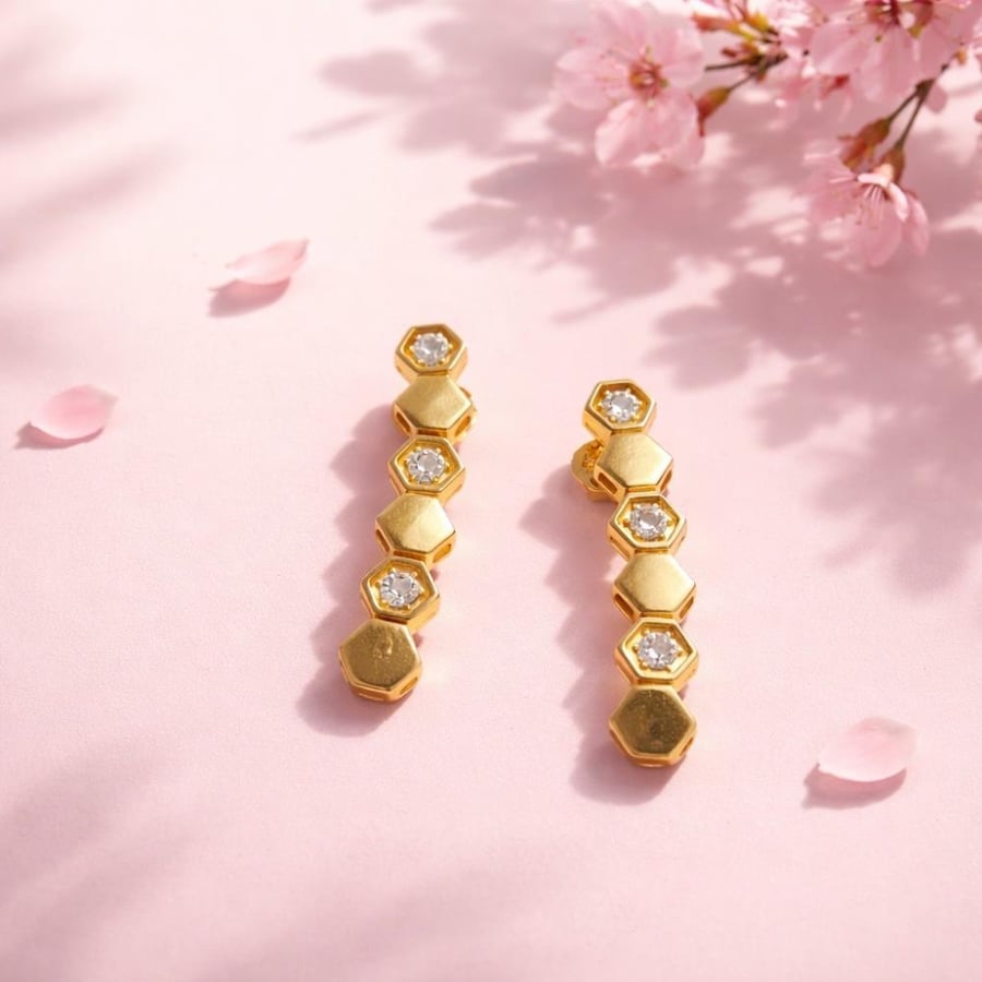 حلق شومية  عيار 18K