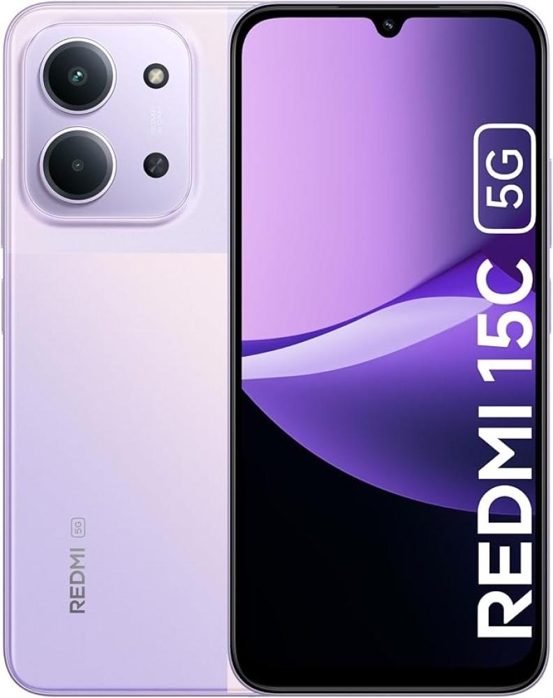 جوال ريدمي 15C بذاكرة رام 8 جيجابايت وذاكرة داخلية 256 جيجابايت شبكة الجيل الخامس 5G