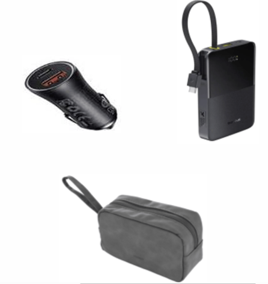 besus Bipow2 Pro Digital Display Power Bank with Built-in  Cable 10000mAh 22.5W  ----- Series Storage Bag---