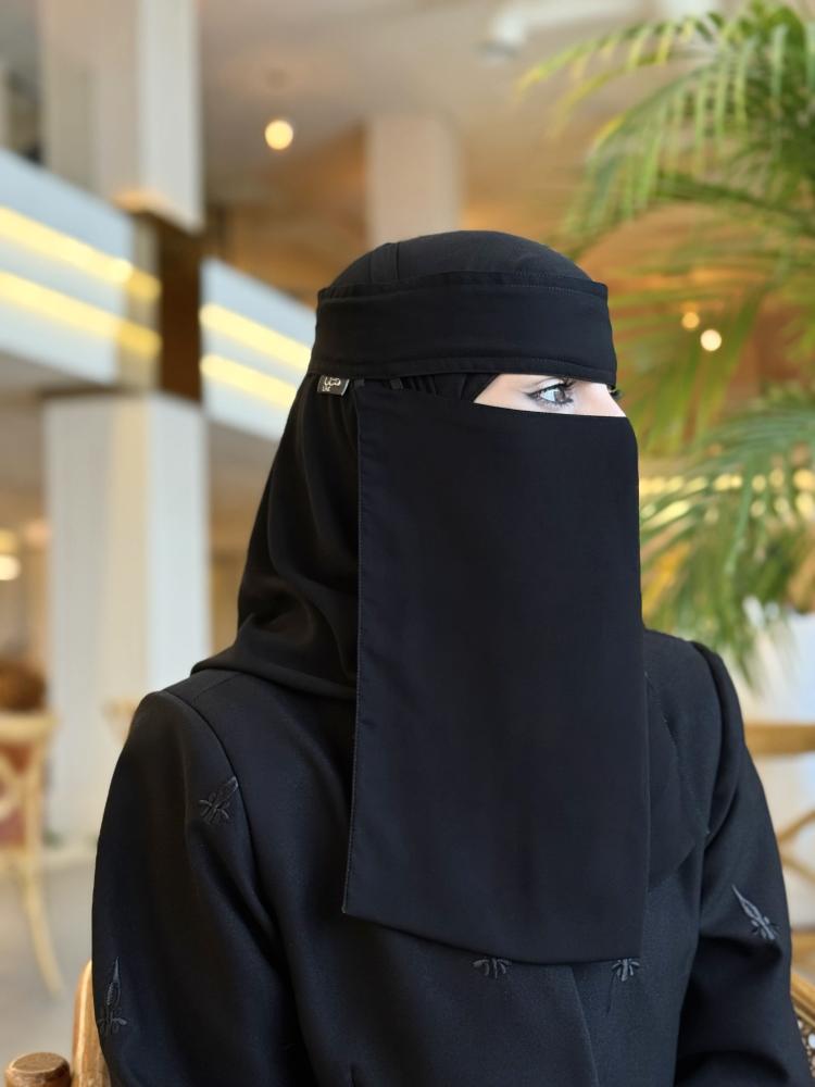 نقاب كوري مغاطين طويل عادي