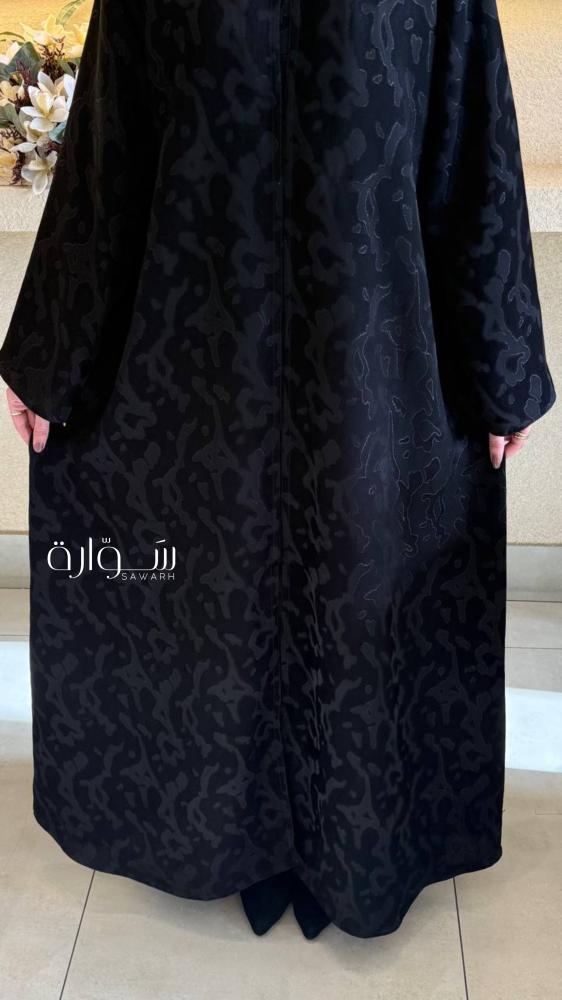 عباية نص كلوش جاكار كامل
