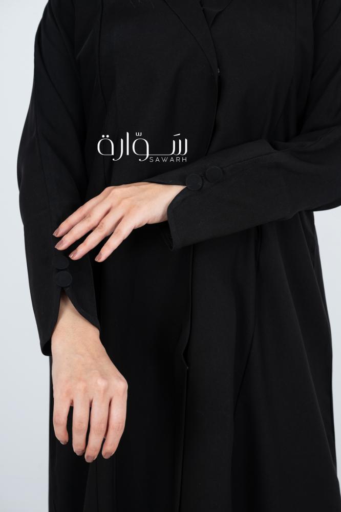 Royal abaya with a flip design