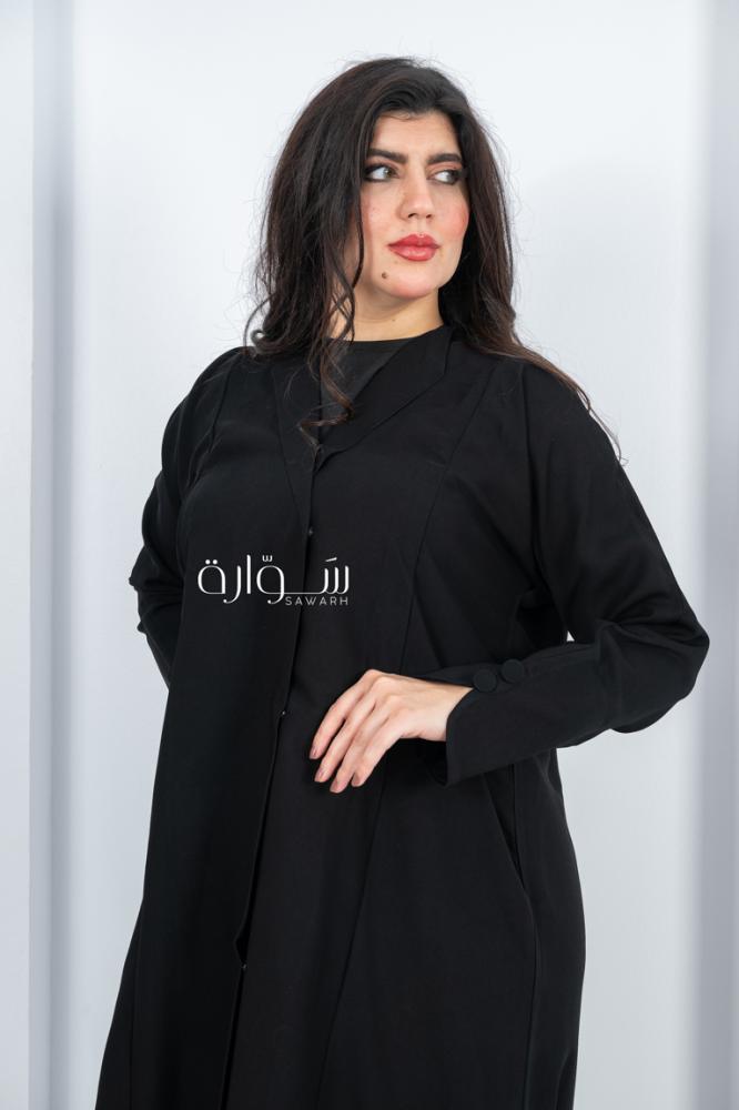 Royal abaya with a flip design