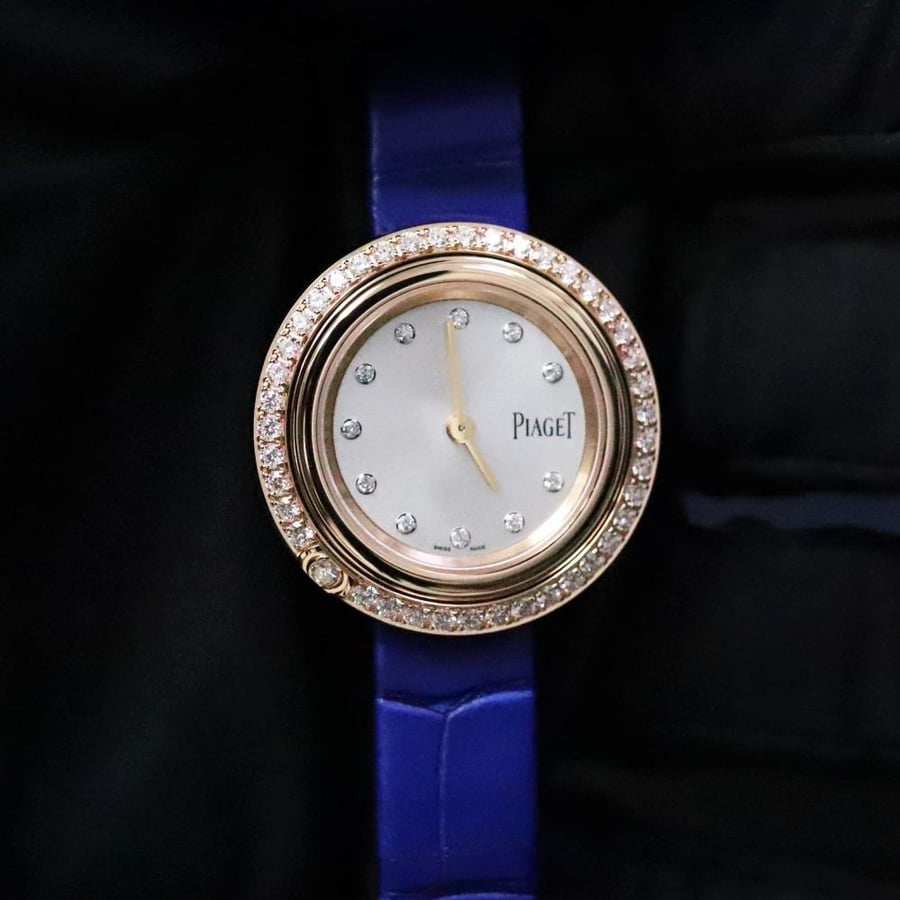 Watch Boushion 29 mm strap leather and diamond vs