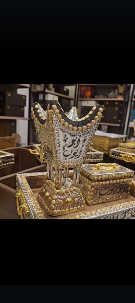 صواني ومبخرة حايلية من خشب اثل