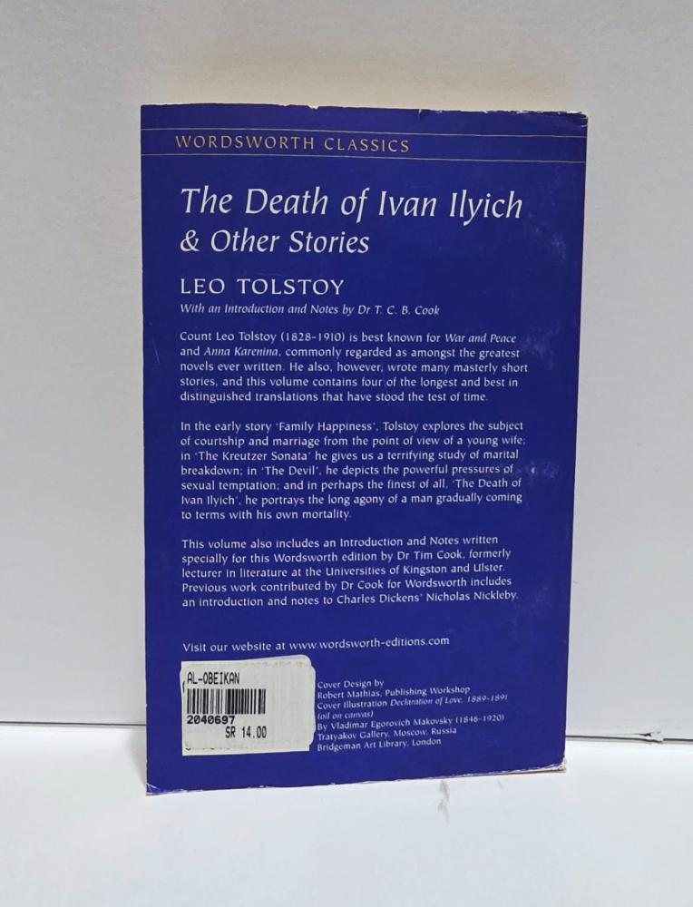 The Death of Ivan Ilyich & Other Stories LEO TOLSTOY