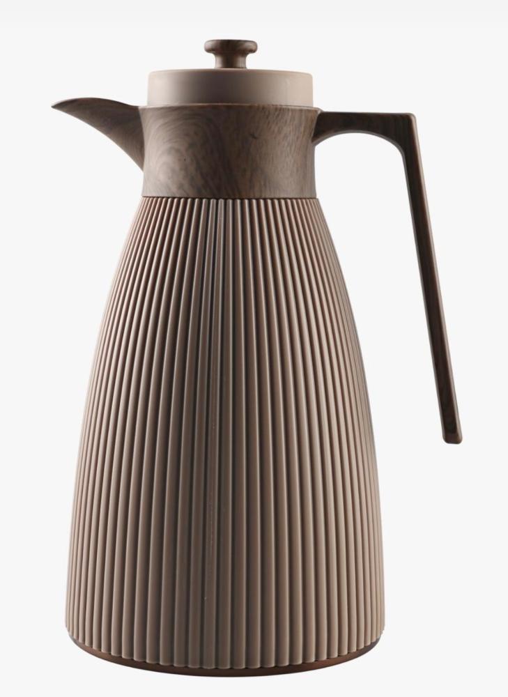 Tea and coffee thermos set - wooden