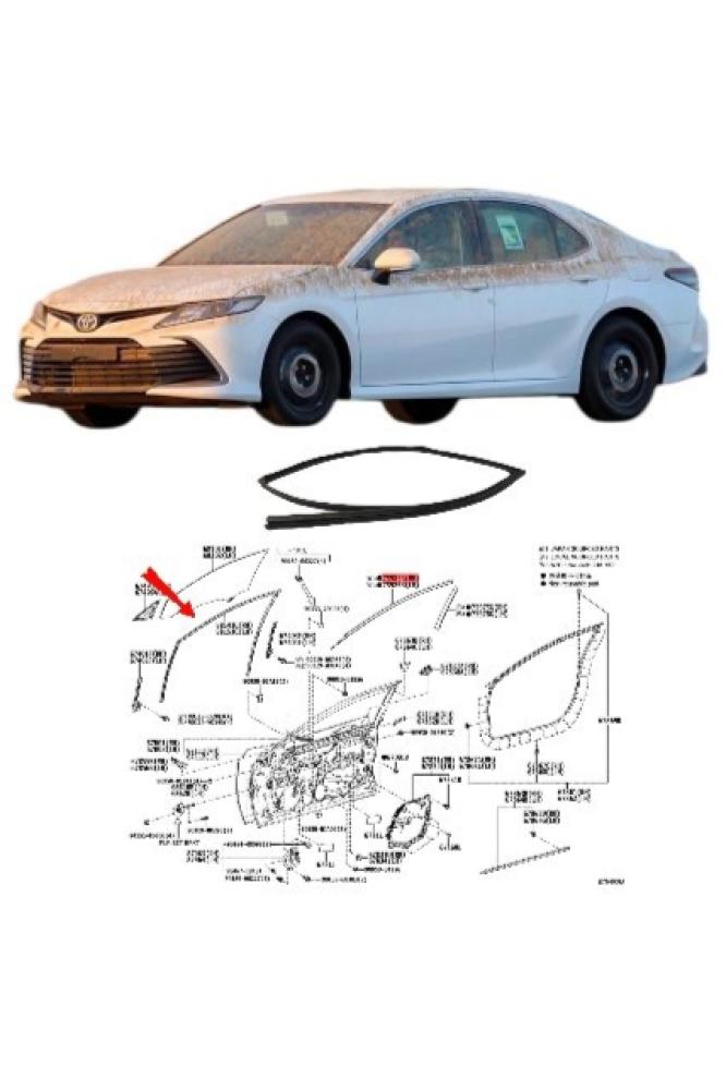 Front right glass fender for Camry 2018 / 2024 official