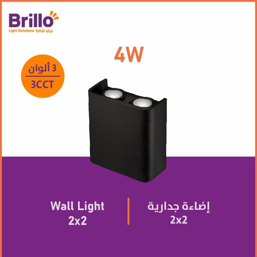 Wall-Light-2x2-4W-3CCT