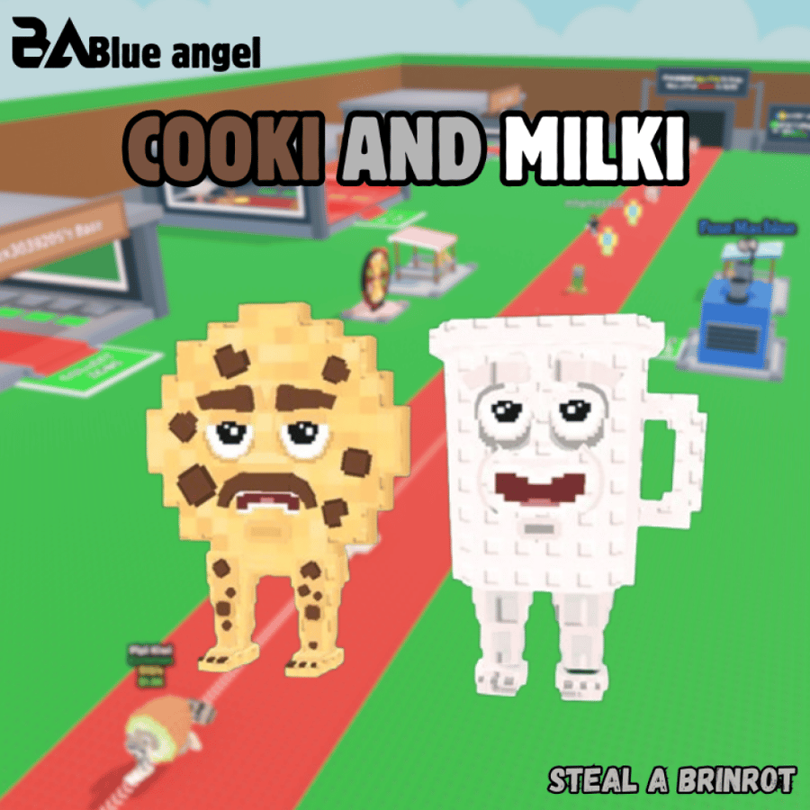 كوكي و حليب ماب السرقة | Cooki and milki Steal a Brainrot