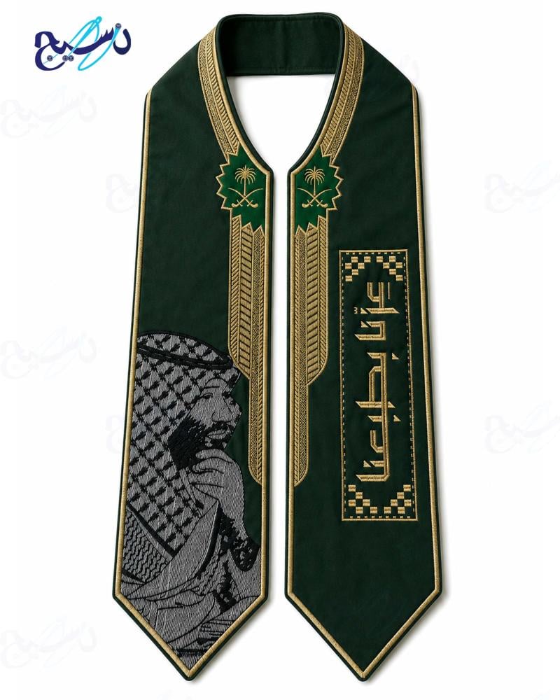 وشاح اليوم الوطني عزنا