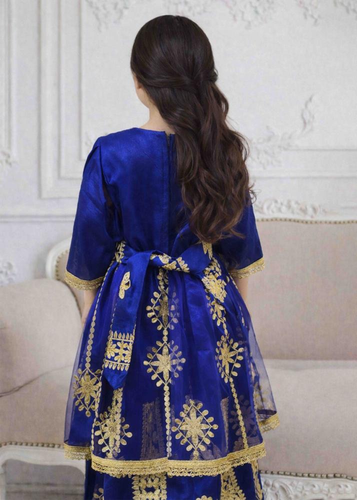 فستان رمضان ازرق بناتي