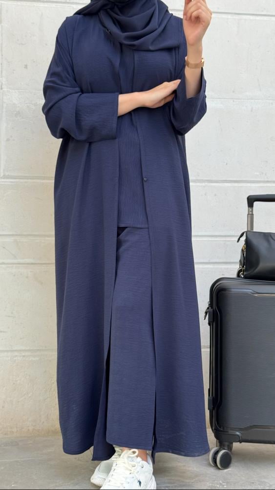 Travel abaya navy