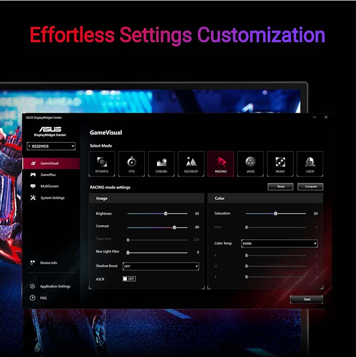 شاشة ألعاب اسوس روج ستريكس XG27ACS-W مقاس 27 بوصة 2K كيو اتش دي 2560x1440، اتش دي ار 400، تقنية العرض IPS، معدل التحديث 180 هيرتز سرعة الاستجابة 1 ملي ثانية، تقنية المزامنة AMD فري سينك متوافقة مع انفيديا جي سينك، منفذ USB نوع C، استناد قابل للتعديل - أبي