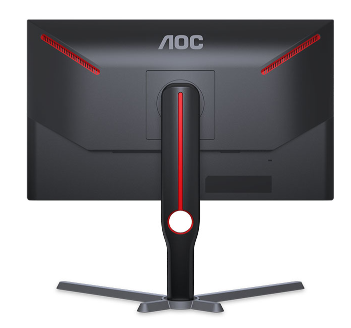 شاشة كمبيوتر الألعاب 25G3ZM AOC بمقاس 24.5 بوصة فل اتش دي 1920X1080، تقنية العرض VA، معدل التحديث 240 هيرتز، سرعة الاستجابة 0.5 ملي ثانية، تقنية المزامنة AMD فري سينك بريميوم، تدعم Xbox Series X / PS5 - اسود / احمر