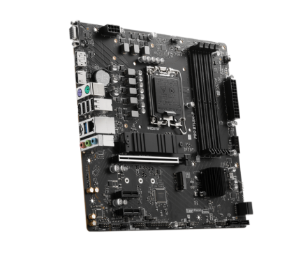 لوحة أم ام اس آي B760M-P برو - مقبس LGA1700 وذاكرة DDR5، أسود