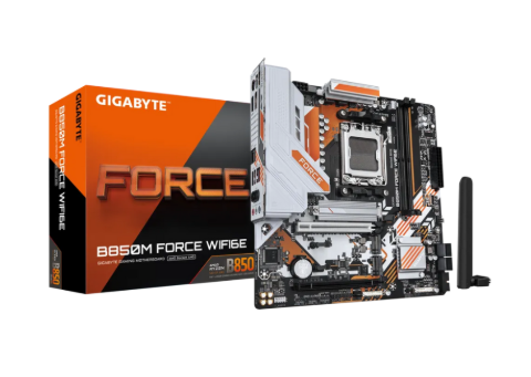 مذربورد جيجا بايت B850M Force WF6E للألعاب, دي دي ار 5, رايزون Socket AM5