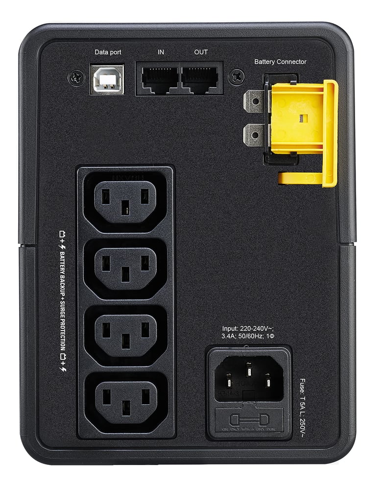 APC Back-UPS 750VA - جهاز حماية كهربائي مع AVR ومقابس عالمية
