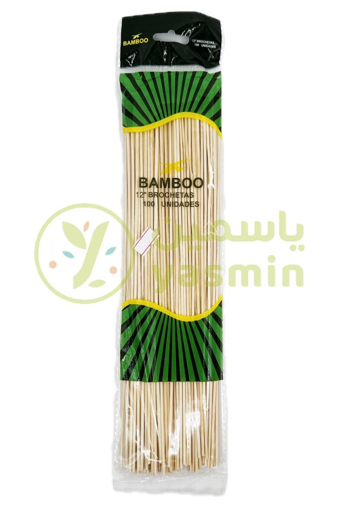 Bamboo 12-inch BBQ 100 Sticks 1 pack