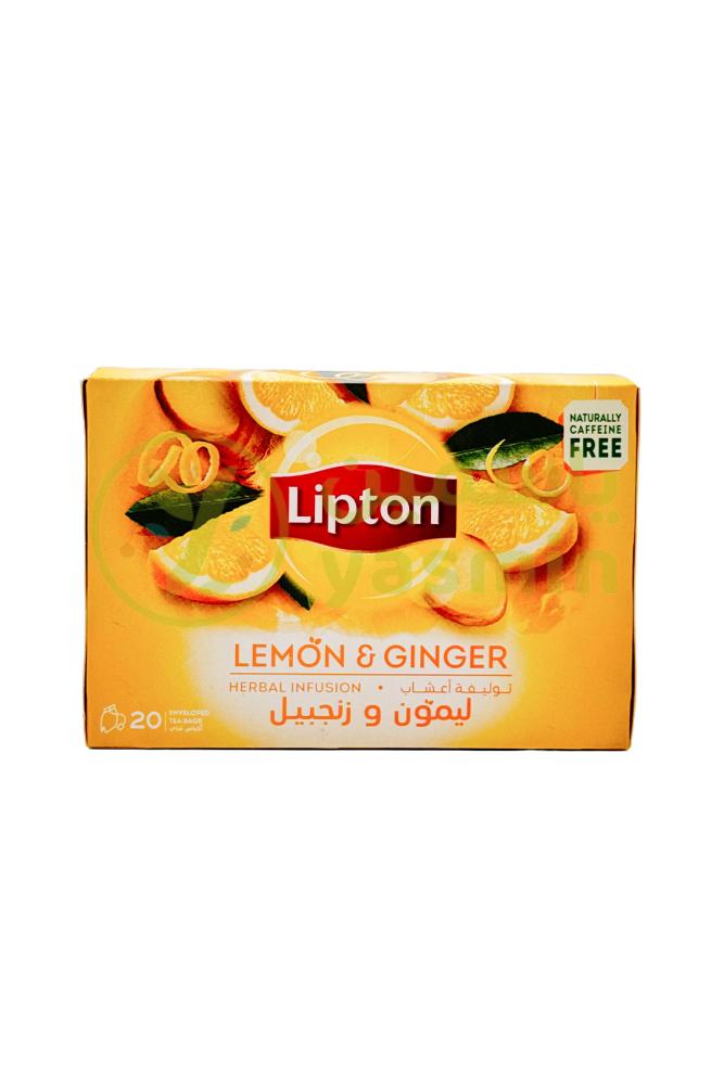 Lipton Lemon & Ginger Herbal Infusion 20 Tea Bags
