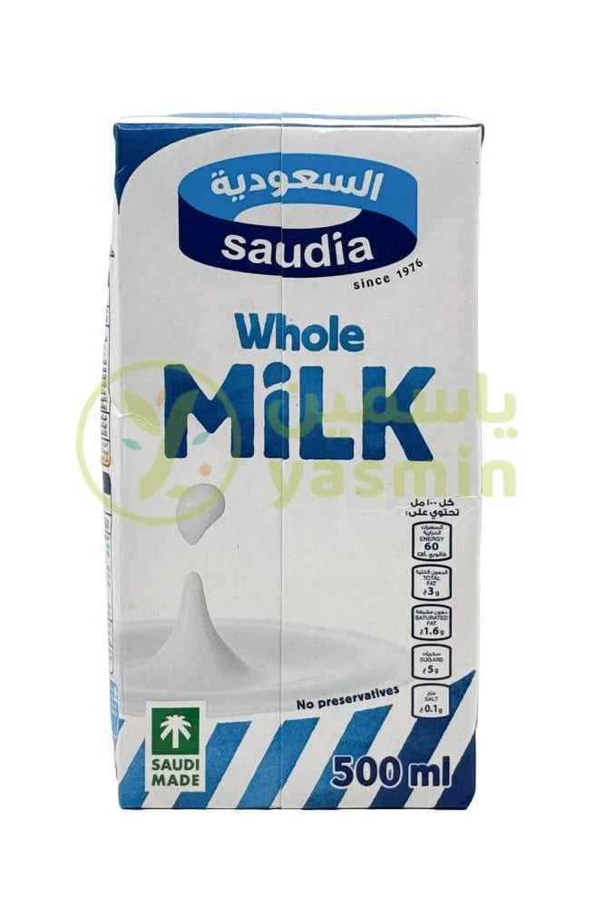 Saudia Milk Whole 500ml