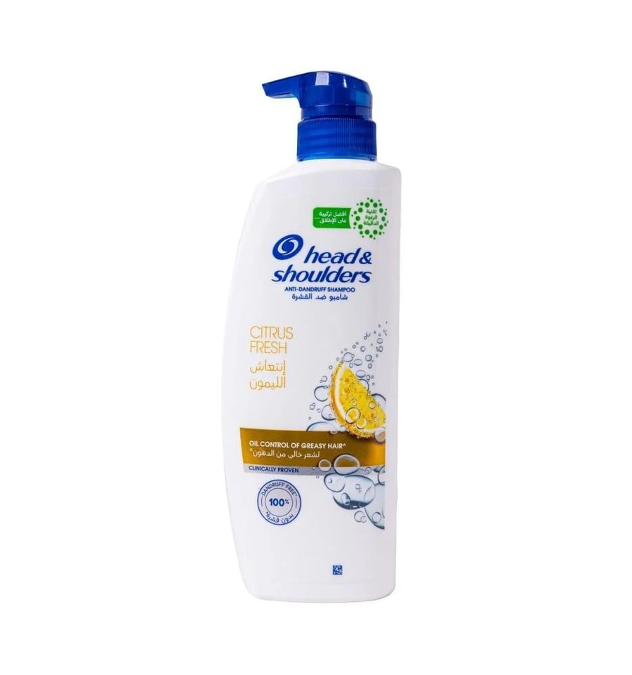 هيد آند شولدرز شامبو بالحمضيات المنعشة 500ml