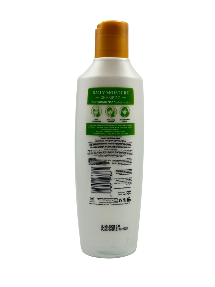 Parachute Coconut & Avocado Shampoo 170ml