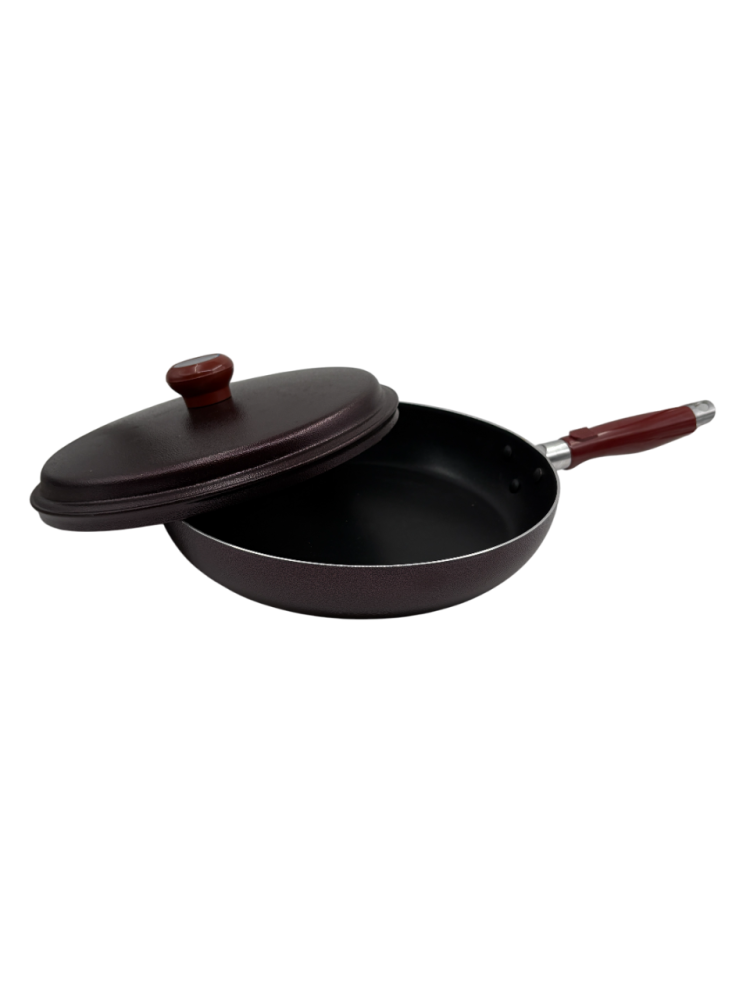 Fry Pan With Lid Non Stick 30cm
