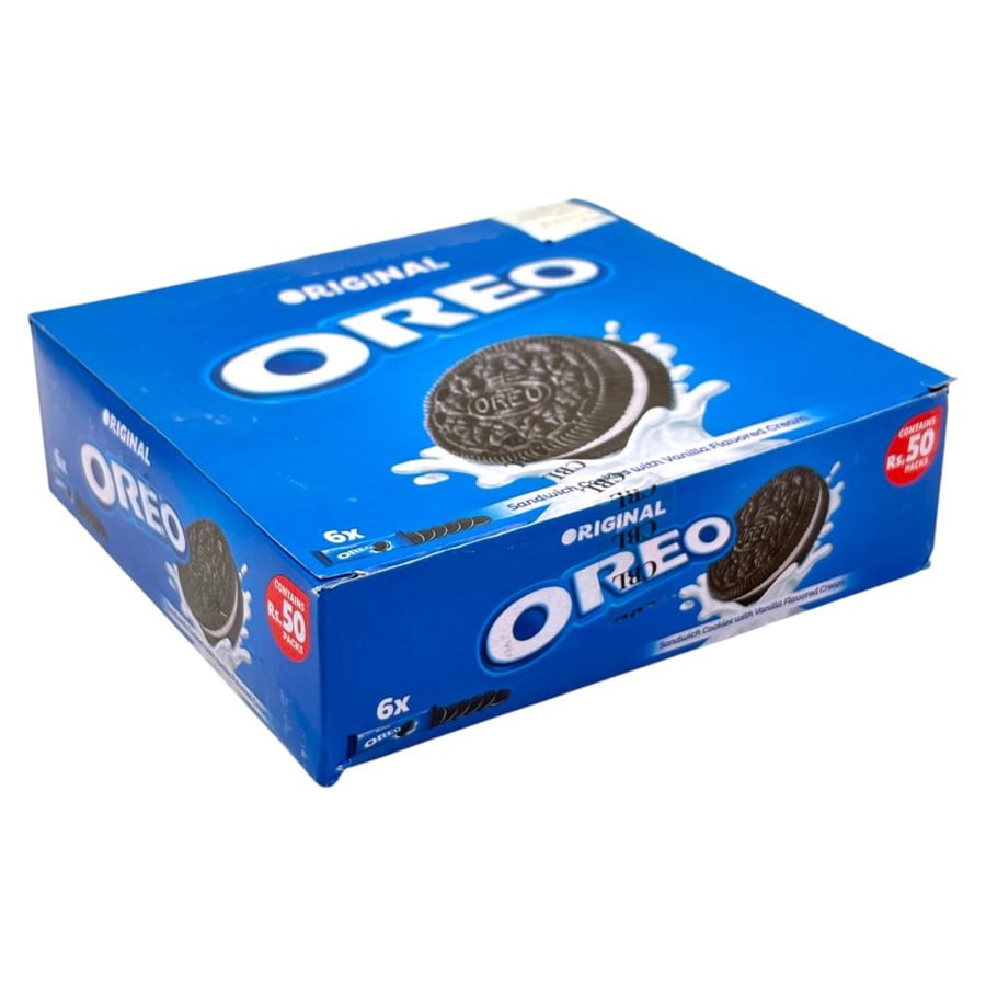 أوريو الأصلي بسكويت ساندويتش بنكهة الفانيليا 6×60g