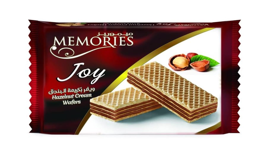Memories Joy Hazelnut Cream Wafers 25 G Pcs
