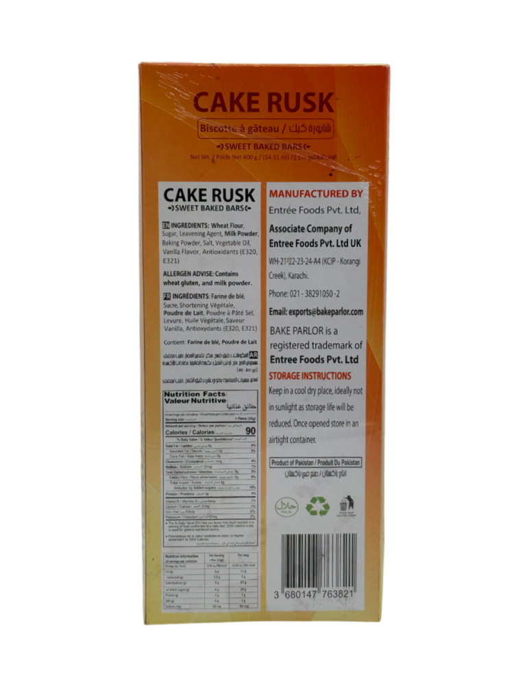 Bake Parlor Cake Rusk 400g