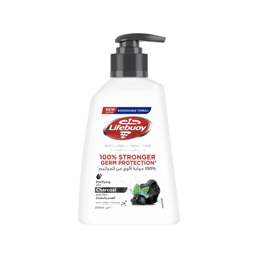 لايفبوي غسول يدين بالفحم والنعناع 200ml