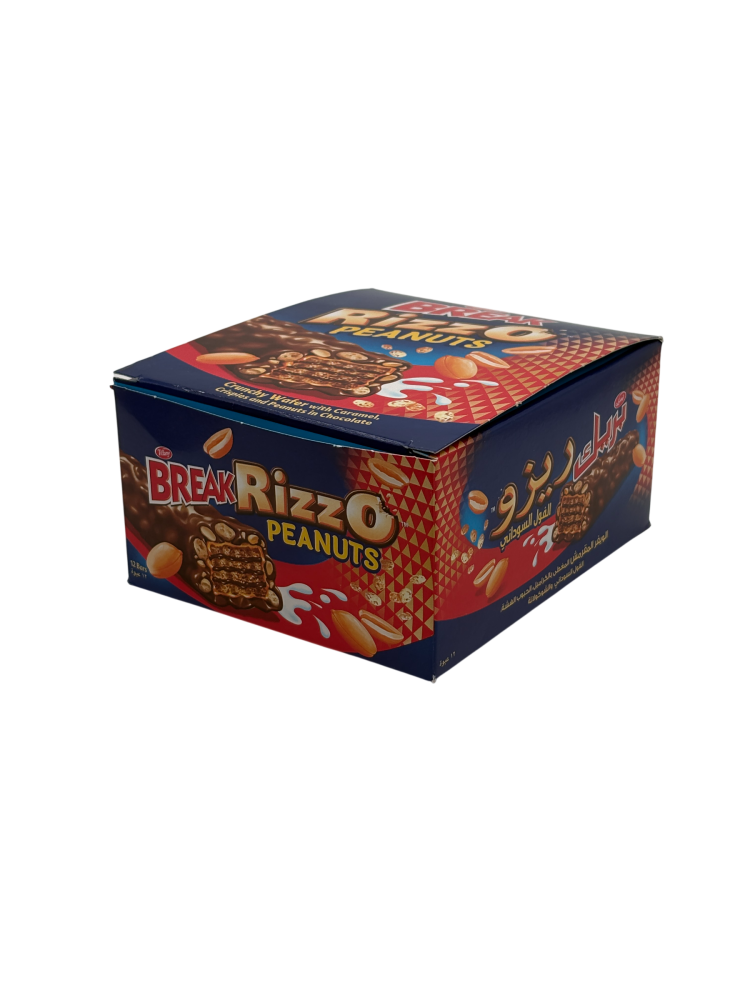Tiffany Break Rizzo Peanuts Crunchy Wafer With Caramel Chocolate 12x28g