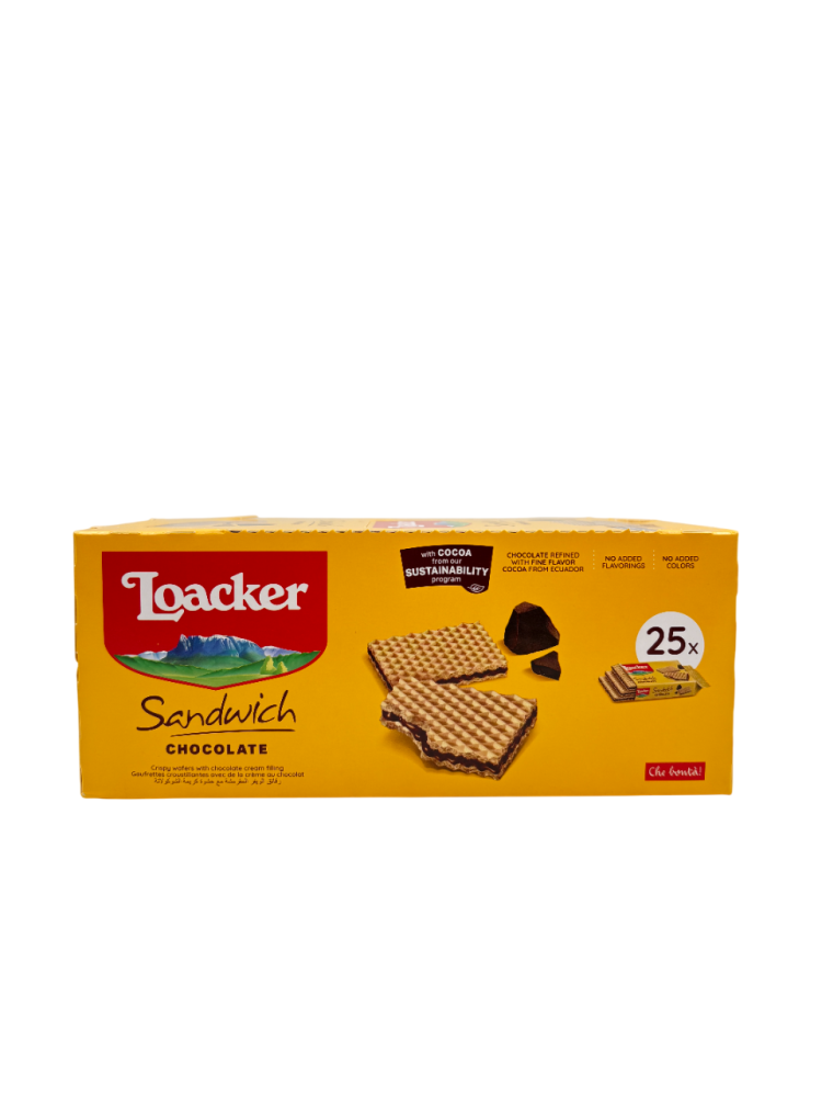 Loacker Sandwich Chocolate 25g x 25