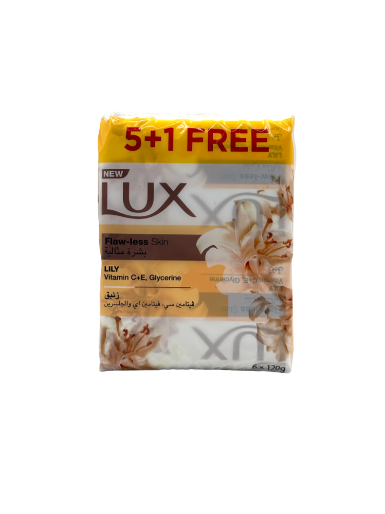 Lux Flawless Skin Soap 120g x 5+1