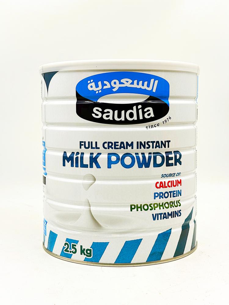 Saudia Full Cream Instant Milk Powder 2.5kg