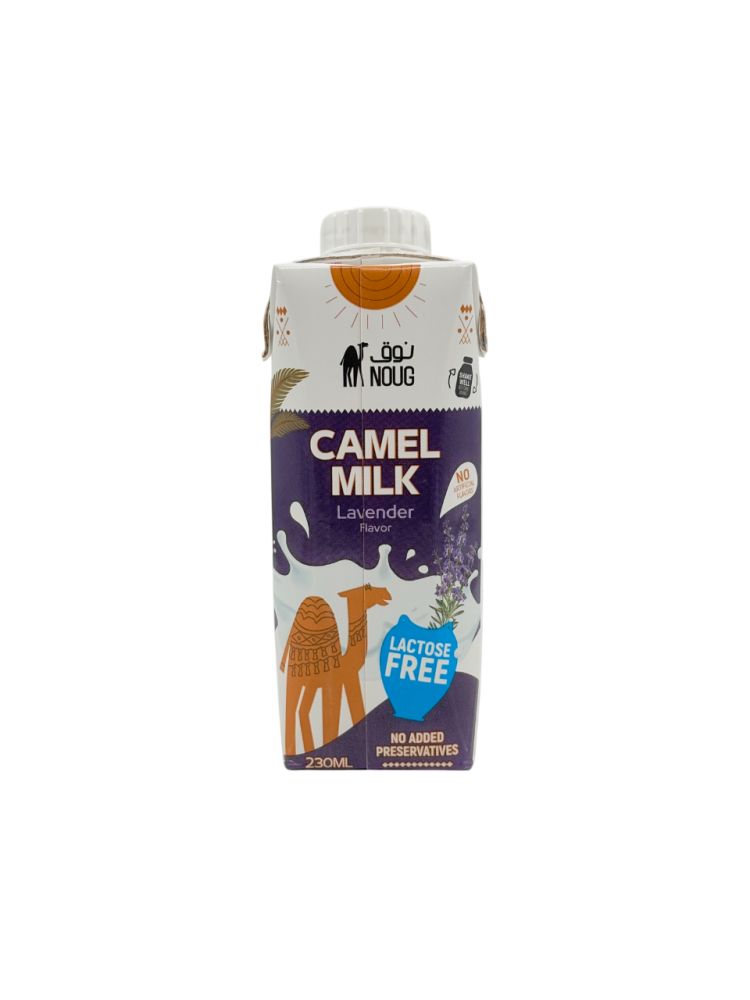 Noug Camel Milk Lavender Flavour (Lactose Free) 230ml