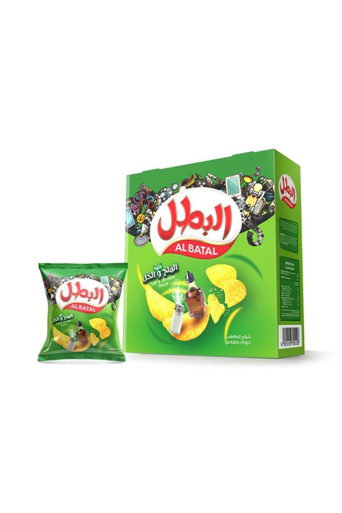 Al Batal Salt & Vinegar 12g x 20 pcs