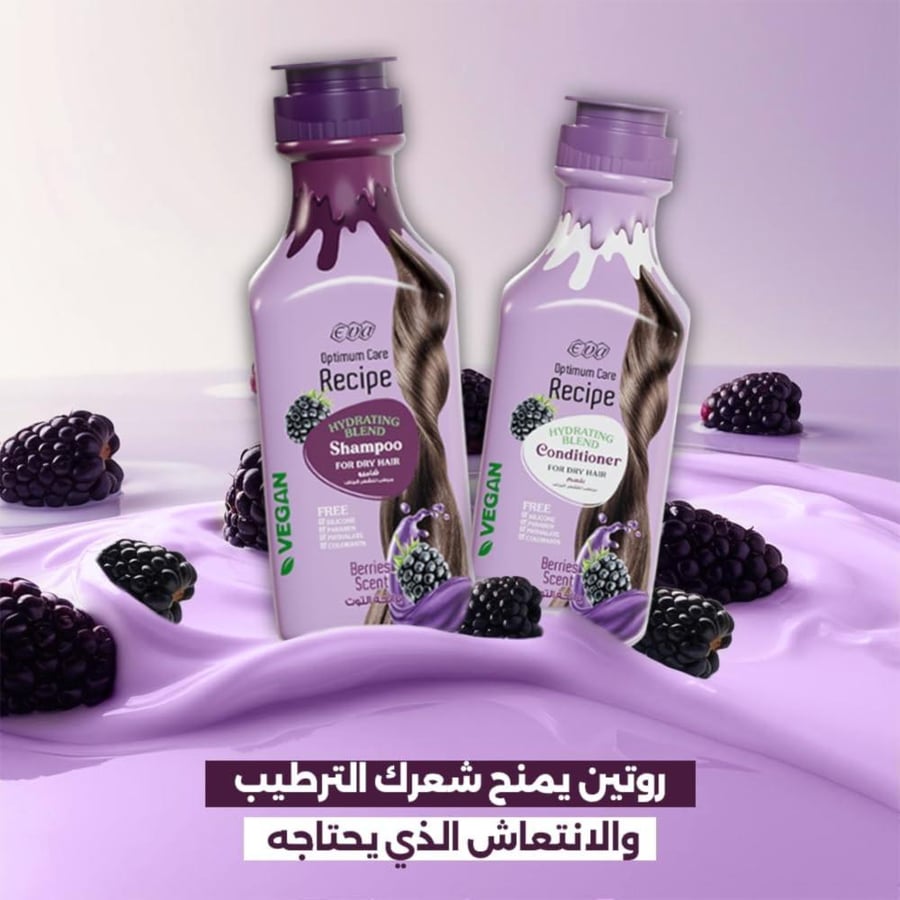 ايفا شامبو ريسيبي بالتوت 350 مل