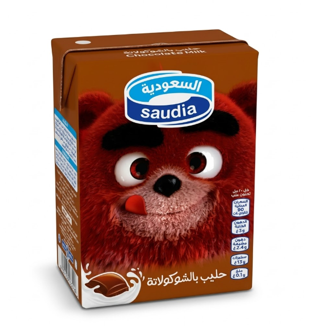 السعودية حليب بالشوكولاتة 200 مل